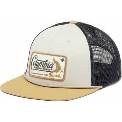 Columbia Flat Brim Snap Back Dark Stone Light Camel West Fish
