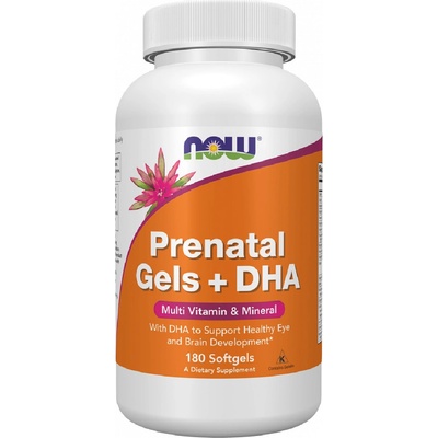 Now Foods Těhotenský vitamín + DHA 180 softgels