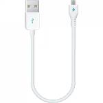 Ttec Кабел Mini Cable 30cm Micro USB Charge/Data Cable - Бял