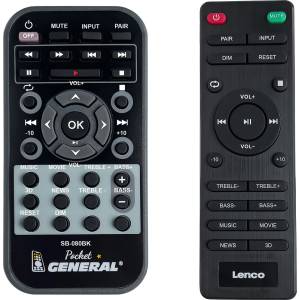GENERAL Lenco sb-080bk - дистанционно управление дубликат (sb-080bk) Дистанционно