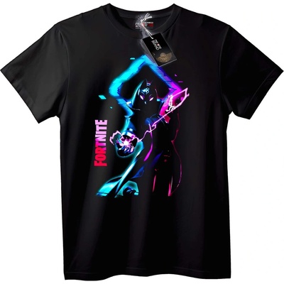 NOONEBRAND Тениска Fortnite Неонов Герой - 2XL, Black