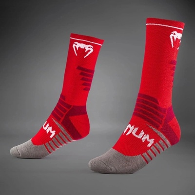 VENUM Чорапи Venum за Бокс Elite Performance Crew Socks - Red/White - 39-41