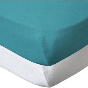 Babycalin Комплект 2 Броя Чаршафи 60x120 См - Тропически-Бял Babycalin