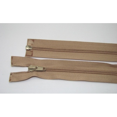 Zips špirála deliteľný 5mm - dĺžka 50cm, farba béžová