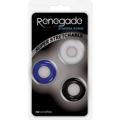 NS Novelties 3 бр. пенис пръстени Renegade