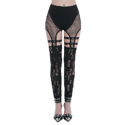 дамски панталони (гамаши) DEVIL FASHION - Ripped Knit - PT211
