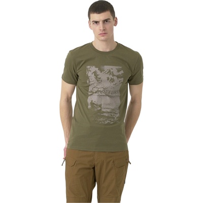 Helikon-Tex T-Shirt (Adventure Is Out There) Размер: M / Цвят: маслинен