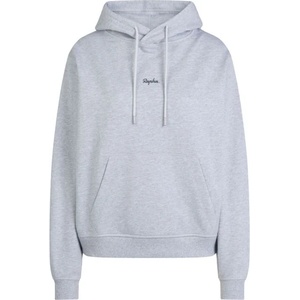 Rapha Дамски суичър Rapha Women's Cotton Hoodie - Light Grey / Black (117-3638-0114)