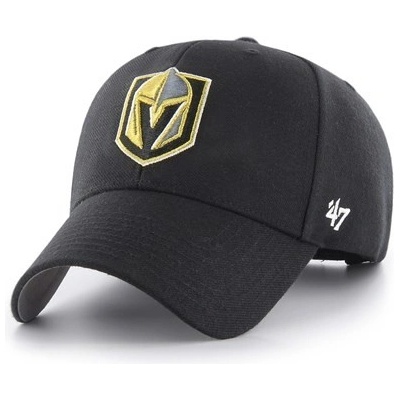 47 Brand Vegas Golden Knights MVP Black Strapback černá / zlatá / šedá