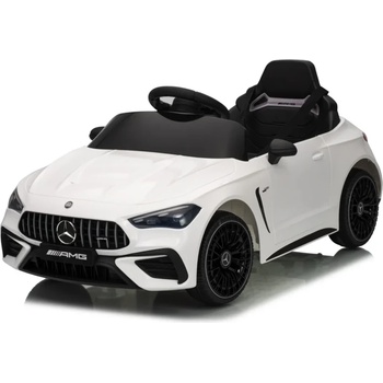 ROLLZONE Mercedes AMG CLE 53 12V - Детска акумулаторна кола, Бяла, EVA гуми (QLS8608-white)
