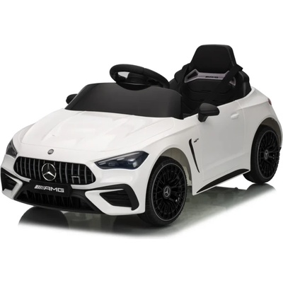 ROLLZONE Mercedes AMG CLE 53 12V - Детска акумулаторна кола, Бяла, EVA гуми (QLS8608-white)