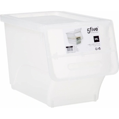 5five Simply Smart Úložný box na oblečení 24 l bílý