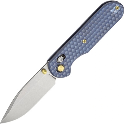 GEO Knife Ethereal Cutter SW M390 Blade SWBlue Ti