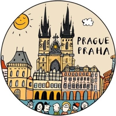 Magnetická placka velká - Staroměstské náměstí