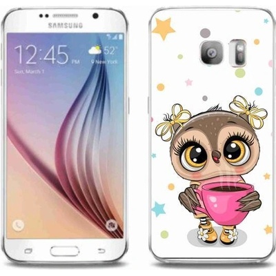 Pouzdro mmCase Gelové Samsung Galaxy S6 Edge - kreslená sovička – Zbozi.Blesk.cz