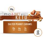 PhD Nutrition Diet Whey Keto Bar, 1x55 Grams/12 bars box/