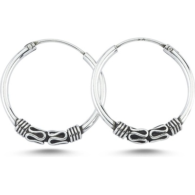 Lunica Stříbrné kroužky BALI 1,8 cm 0862