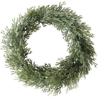 Boltze Home Ručně vzrobený věnec na dveře TANNE, Ø 30 cm zelený – Zboží Dáma