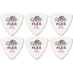 Dunlop 456R 1.14 Tortex Flex Triangle 6 Перце за китара (456R114-6PACK-SET)