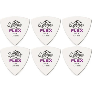 Dunlop 456R 1.14 Tortex Flex Triangle 6 Перце за китара