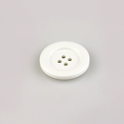 Pro Háčkování Knoflík kulatý plast 23 mm, bílý