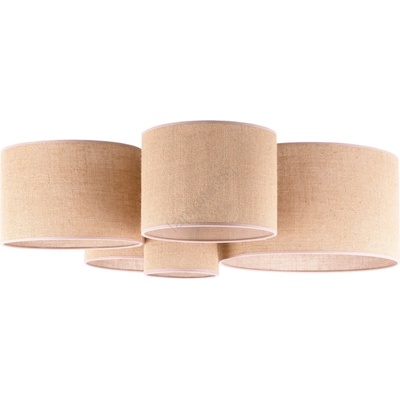 Duolla - Плафон ROLLER PENTO 5xE27/60W/230V бежов (DU600446)