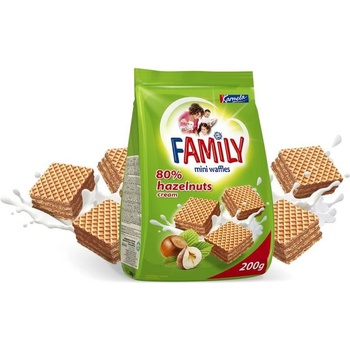 Image 1 of FAMILY МИНИ ВАФЛИ family КРЕМ ЛЕШНИК