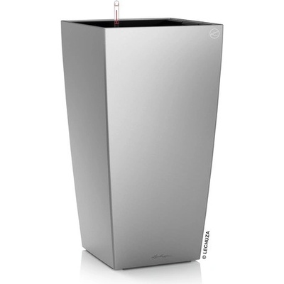 Lechuza Cubico vrátane setu strieborná metalická 40 cm