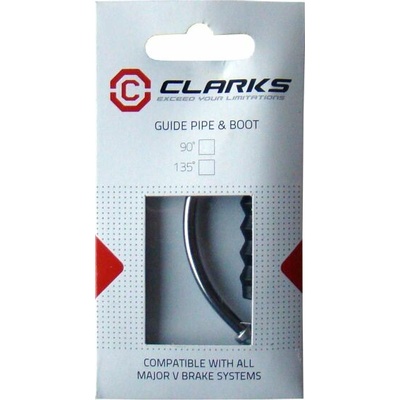 Clarks Pipe pre V-brake CX24 hliník 135 stupňov + gumové tesnenia balenie 50 ks.