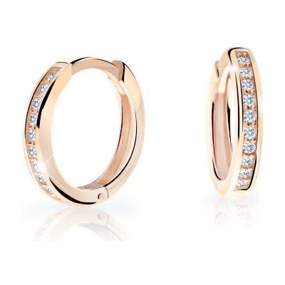 Cutie Jewellery Nadčasové kruhové náušnice so zirkónmi C3344-80-20-X-4