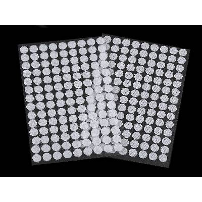 Suchý zip samolepicí kolečka Ø10 mm Varianta: 1 bílá, Balení: 1 karta 46379/101118/212591