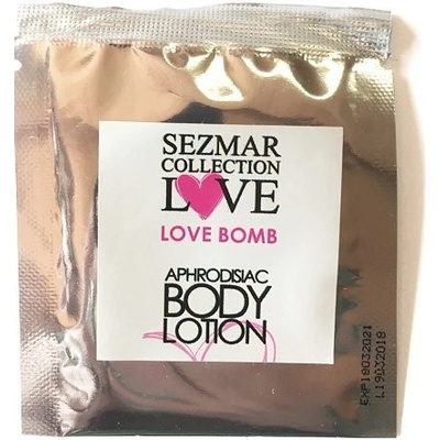 Sezmar Love Prírodné telové mlieko s afrodiziakami love bomb 5 ml
