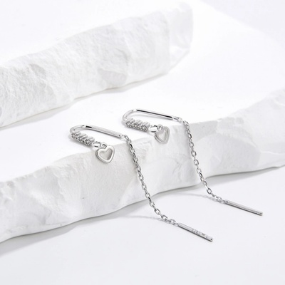 Jan Kos jewellery stříbrné náušnice MHT-3048/SW00