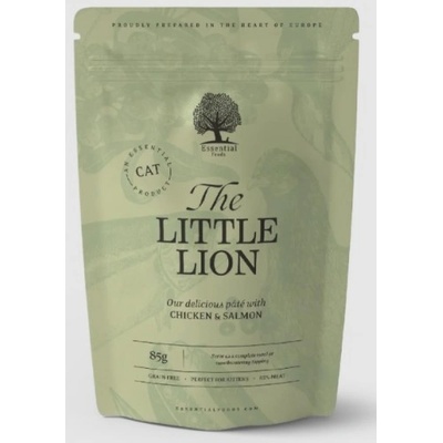 Essential Foods Essential The Little Lion - пауч, храна за подрастващи котенца с пилешки филенца и сьомга 85 гр - 5211