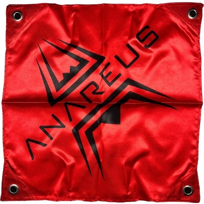 ANAREUS ANAREUS šátek reflexní s velcro / Dead rag - červený