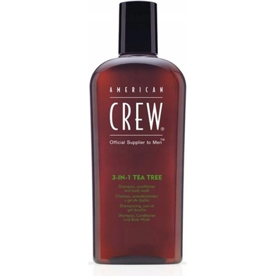 American Crew 3 v 1 Tea Tree 450 ml – šampon, kondicionér a sprchový gel v jednom