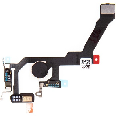 AppleMix Flex kábel s LED bleskom a mikrofónom pre Apple iPhone 14 Pro Max- čierny - kvalita A+