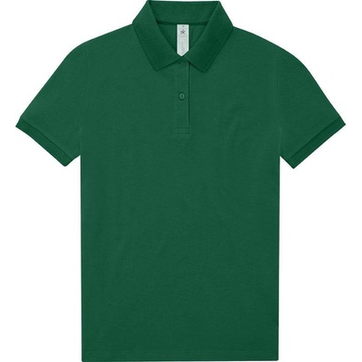B&C My Polo 180 /women Dámske piqué polo zelená ivy
