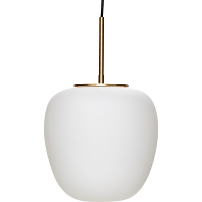 Hübsch Висяща лампа Hübsch стъклена 30 см бяла (990723)