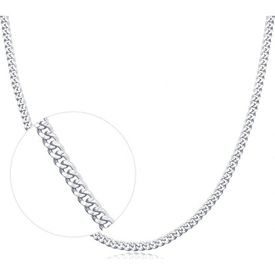 Olivie Strieborná retiazka rhodiovaná 4602