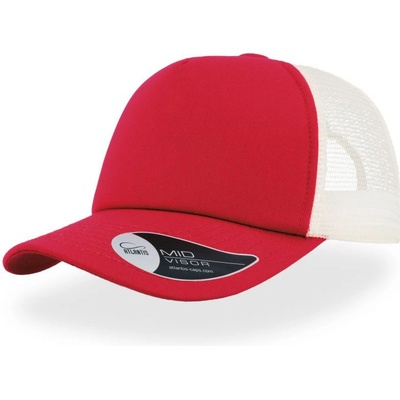 Atlantis Headwear Record Trucker 5 panelová COT-33019700499 Červená