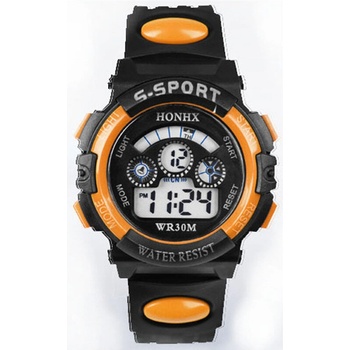 HONHX Детски часовник honhx g-sport, Дигитален, Хронометър, Оранжев (honhx-62004-orange)