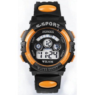 HONHX Детски часовник honhx g-sport, Дигитален, Хронометър, Оранжев (honhx-62004-orange)