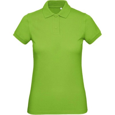 B&C Polokošile Inspire Polo piqué z bio bavlny dámské krátký rukáv COT 010440u4000 Zelená orchid