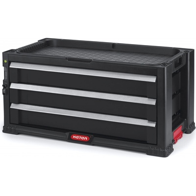 Keter box na nářadí 3 zásuvky 56x29x26cm černý 17199302 – Zboží Dáma