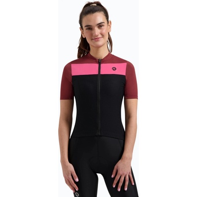 Rogelli Core Block Black/Bordeaux/Pink dámský