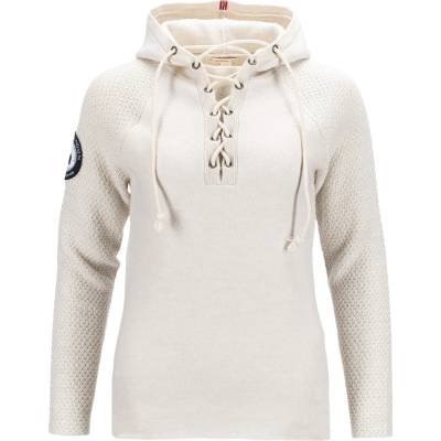 Amundsen Sports Дамски вълнен пуловер Amundsen sports Women's Boiled Hoodie Laced Merino jumper - Oatmeal - размер XS (105-5514-0111)