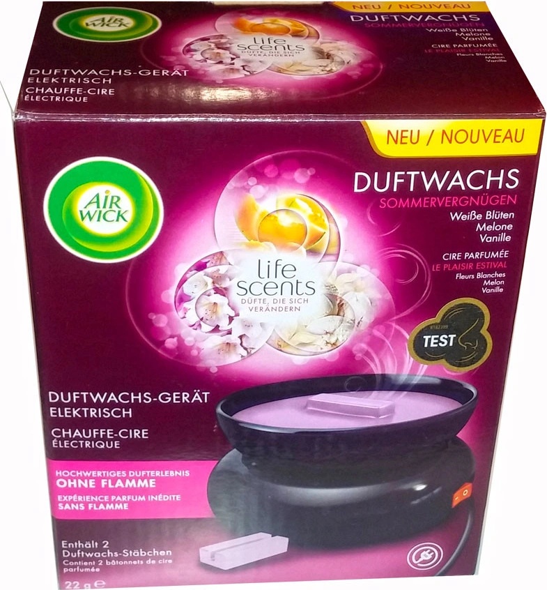 AirWick Wax Melt Elektrický ohřívač vosku Radostné léto 33 g