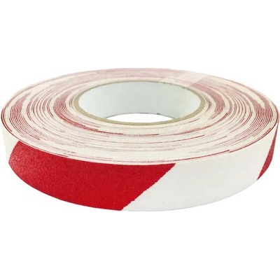 Magg Protišmyková samolepiaca páska 25 mm x 18,3 m červeno/ 110067 biela