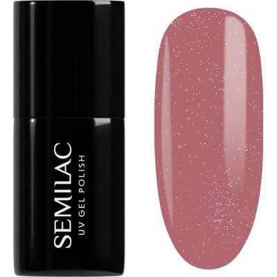 SEMILAC Hybridní lak 321 Shimmer Dust Caramel 7 ml